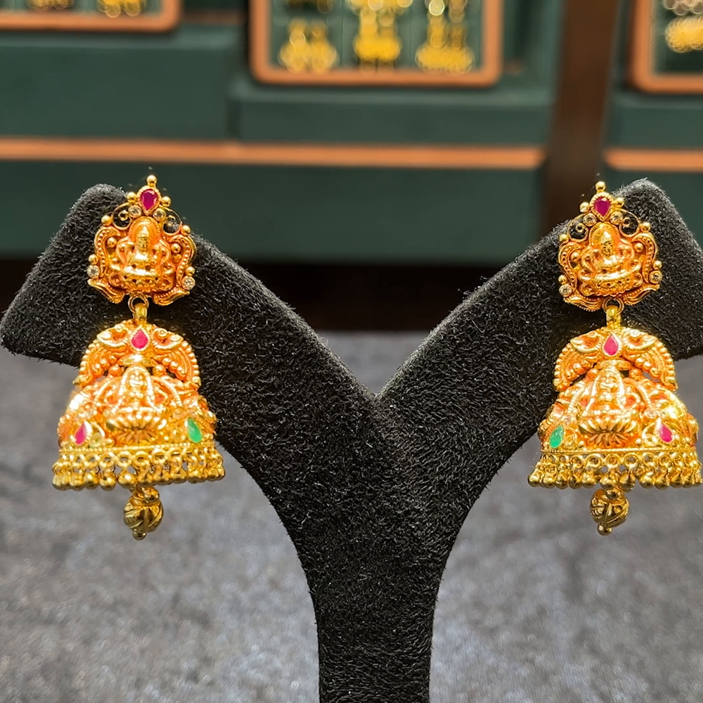 CMR 15.802gms EARRINGS 22K Yellow Gold