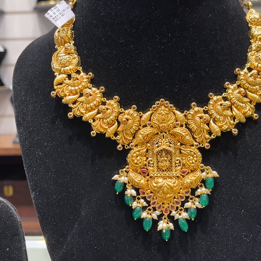 SOUTH INDIA 33.143gms NECKLACE 22K Yellow Gold