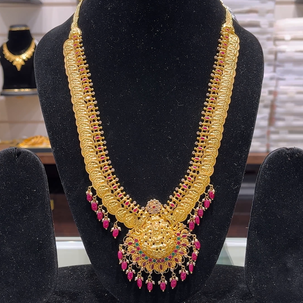 SOUTH INDIA 54.38gms HARAMS 22K Yellow Gold