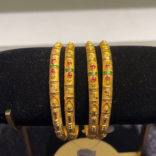 CMR 31.414gms BANGLES 22K Yellow Gold