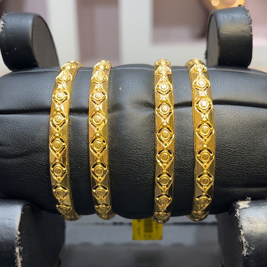 SwarnaKanchi 19.838gms BANGLES 22K Yellow Gold