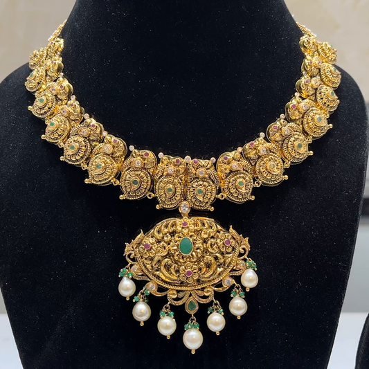 MUKUNDA JEWELLERS 45.026gms NECKLACE 22K Yellow Gold