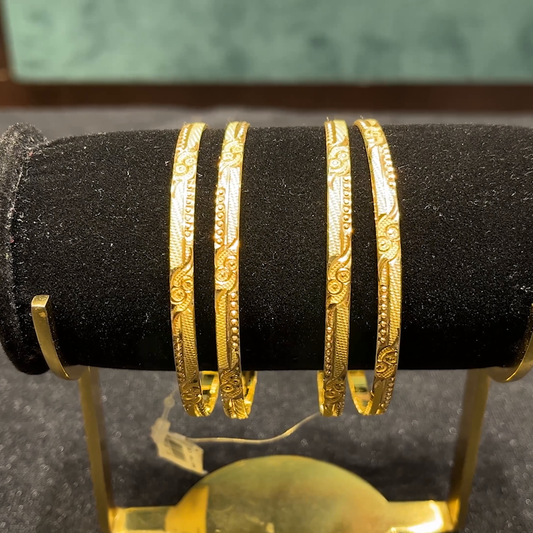 CMR 42.544gms BANGLES 22K Yellow Gold