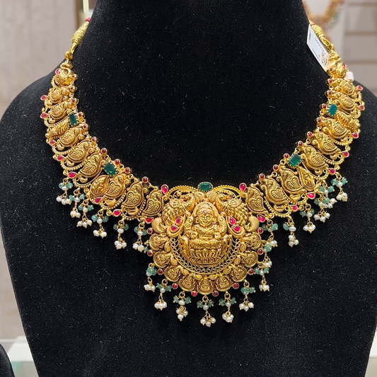 SOUTH INDIA 41.932gms NECKLACE 22K Yellow Gold