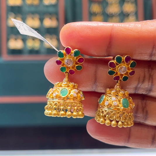 CMR 11.849gms EARRINGS 22K Yellow Gold