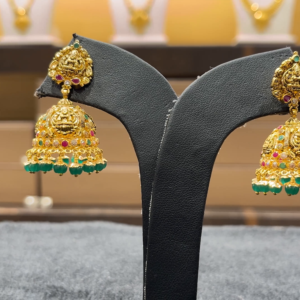 CHANDANA Brothers 19.35gms EARRINGS 22K Yellow Gold