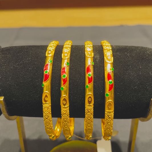 CMR 37.522gms BANGLES 22K Yellow Gold