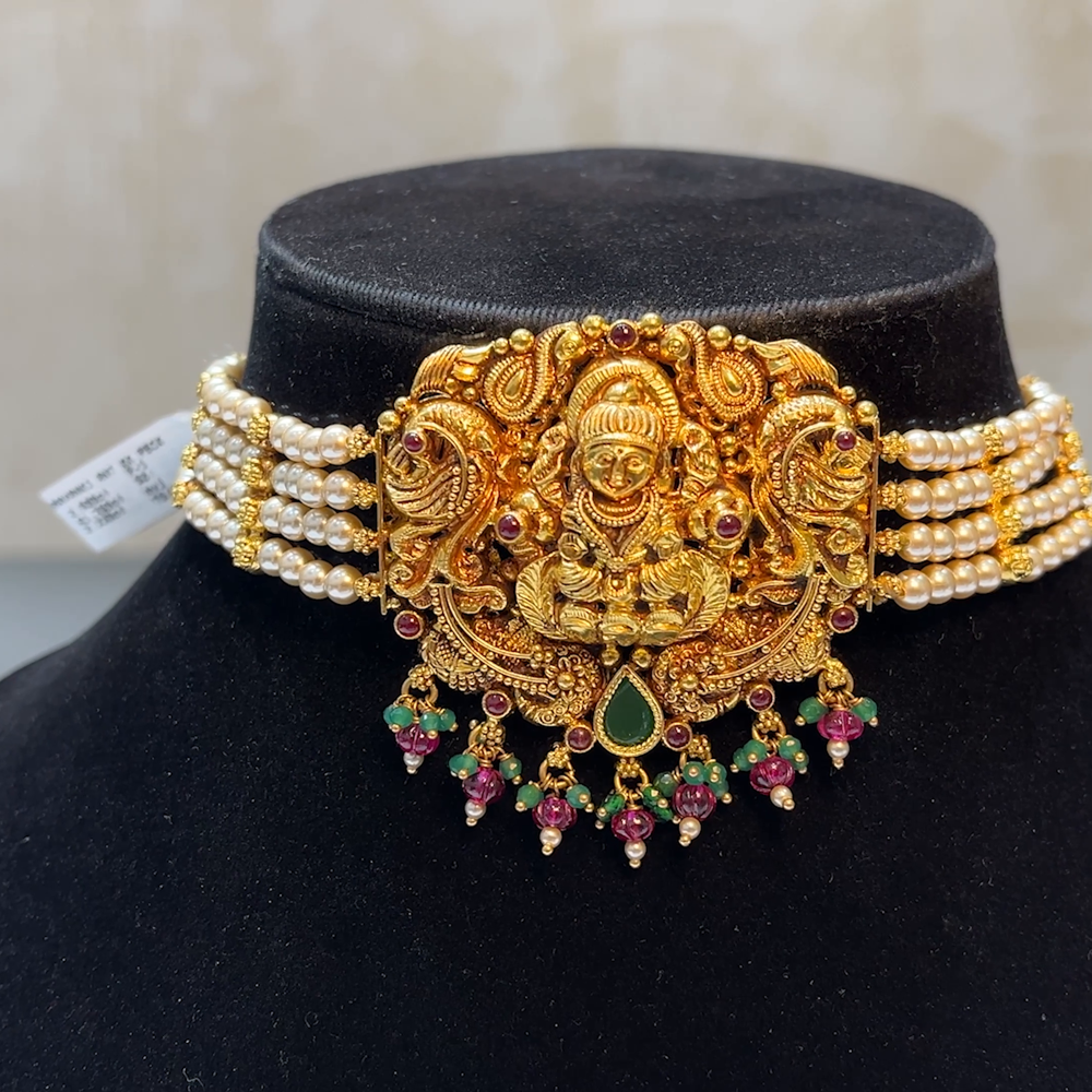 MUKUNDA JEWELLERS 23.302gms CHOKER 22K Yellow Gold