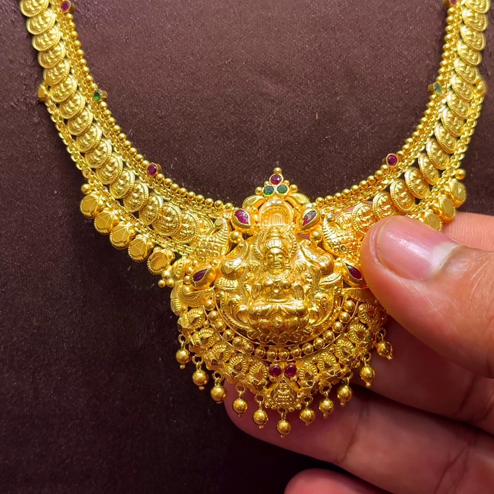 SwarnaKanchi 34.192gms HARAMS 22K Yellow Gold