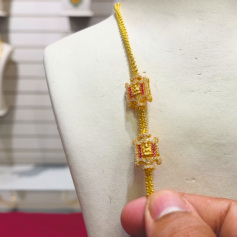 SOUTH INDIA 23.996gms CHAINS 22K Yellow Gold