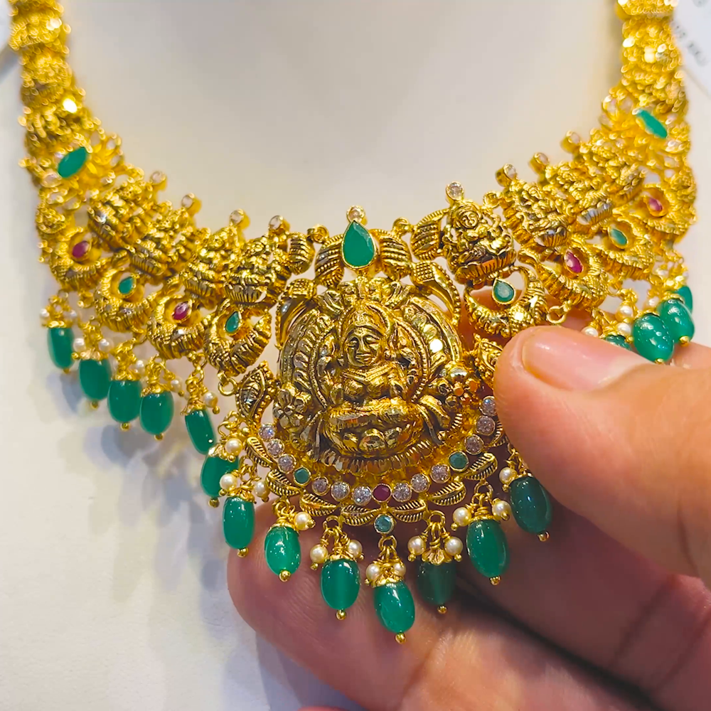 SRI RAM 20.23gms NECKLACE 22K Yellow Gold