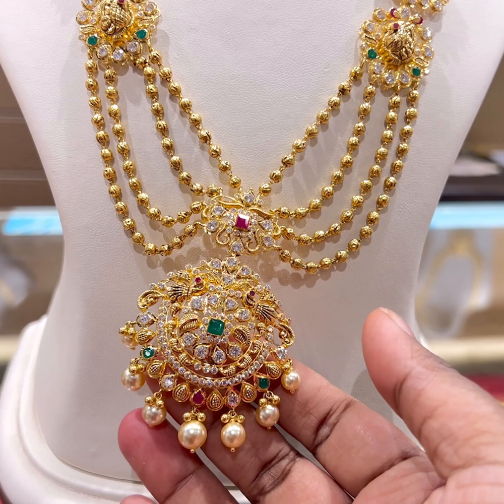 CHANDANA Brothers 43.94gms HARAMS 22K Yellow Gold