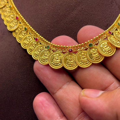 SwarnaKanchi 14.819gms NECKLACE 22K Yellow Gold