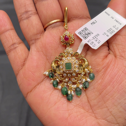 Anu Jewellers 8.39gms Papitabilla 22K Yellow Gold