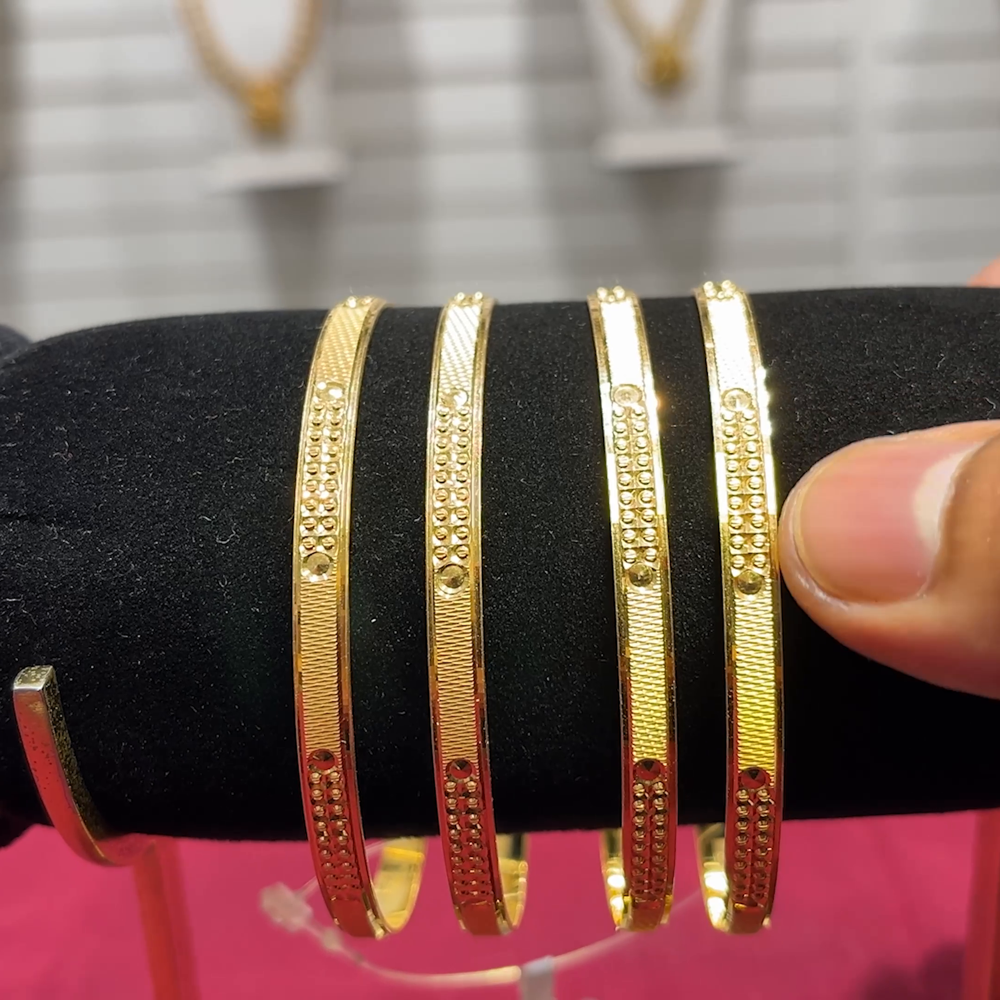 SOUTH INDIA 52.325gms BANGLES 22K Yellow Gold