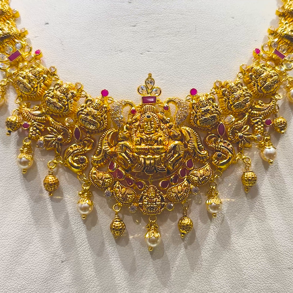 SOUTH INDIA 18.258gms NECKLACE 22K Yellow Gold