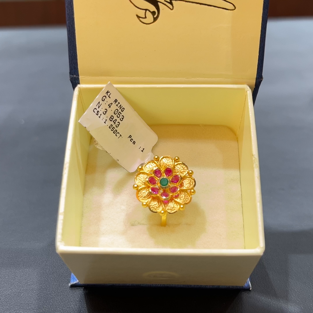 SOUTH INDIA 3.843gms Ring 22K Yellow Gold