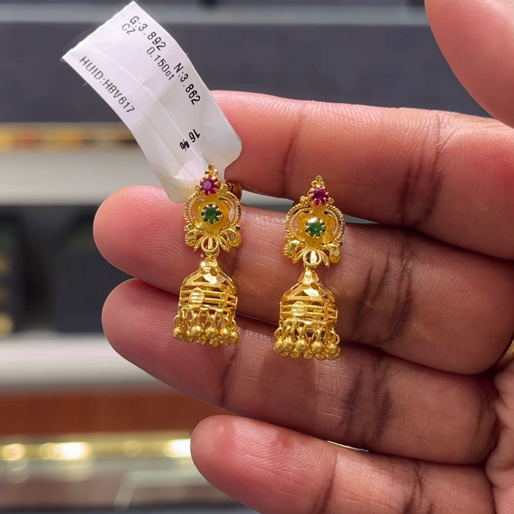 [make to order] 3.862gms EARRINGS 22K