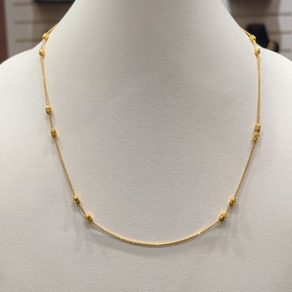 RS BROTHERS 5.224gms CHAINS 22K Yellow Gold