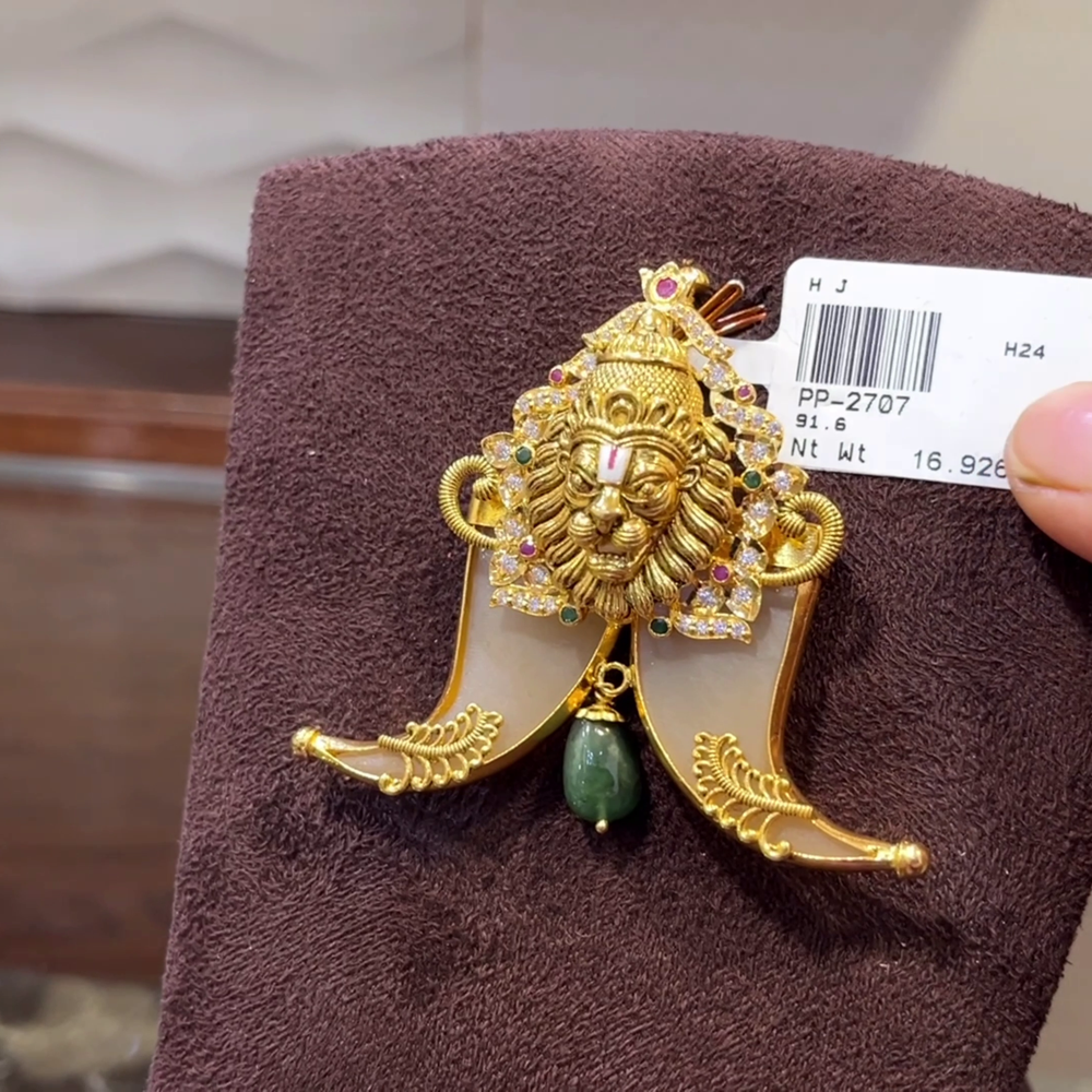 SRI RAM 16.926gms Pendent 22K Nakshi