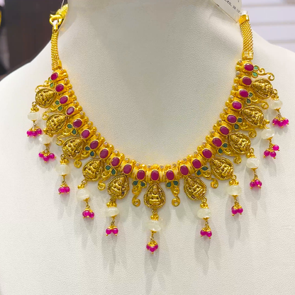 SOUTH INDIA 29.716gms NECKLACE 22K Yellow Gold