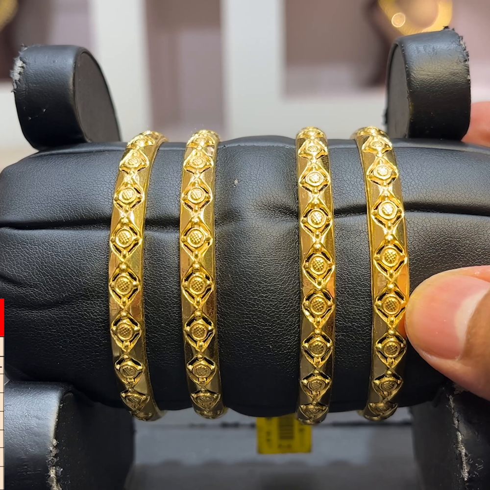 SwarnaKanchi 19.838gms BANGLES 22K Yellow Gold