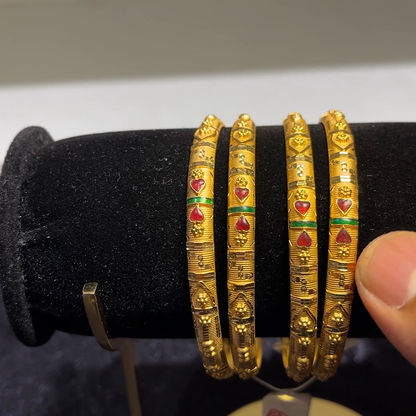 CMR 31.414gms BANGLES 22K Yellow Gold