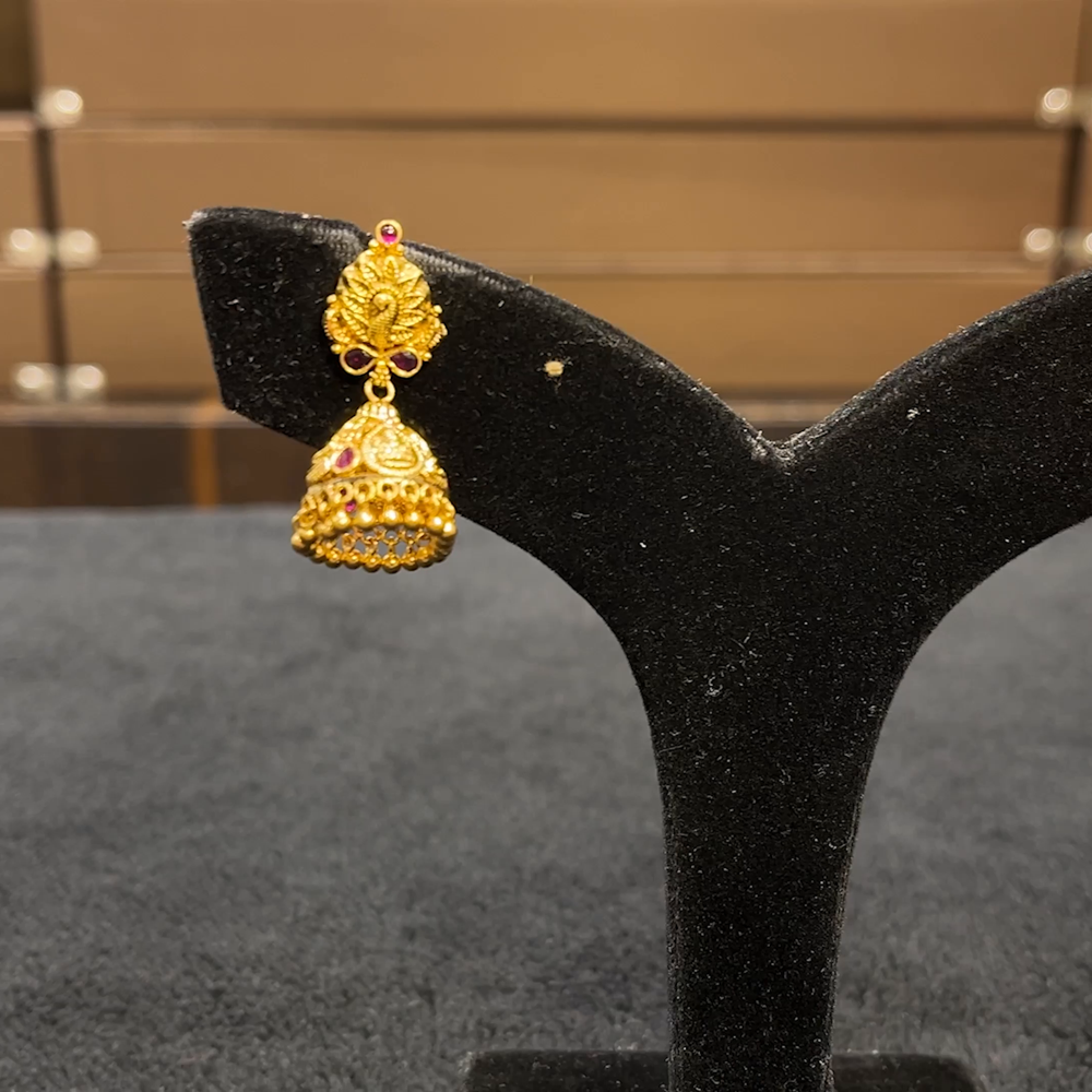 CHANDANA Brothers 8.447gms EARRINGS 22K Yellow Gold