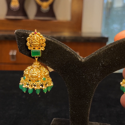 SRI RAM 18.0gms EARRINGS 22K Yellow Gold