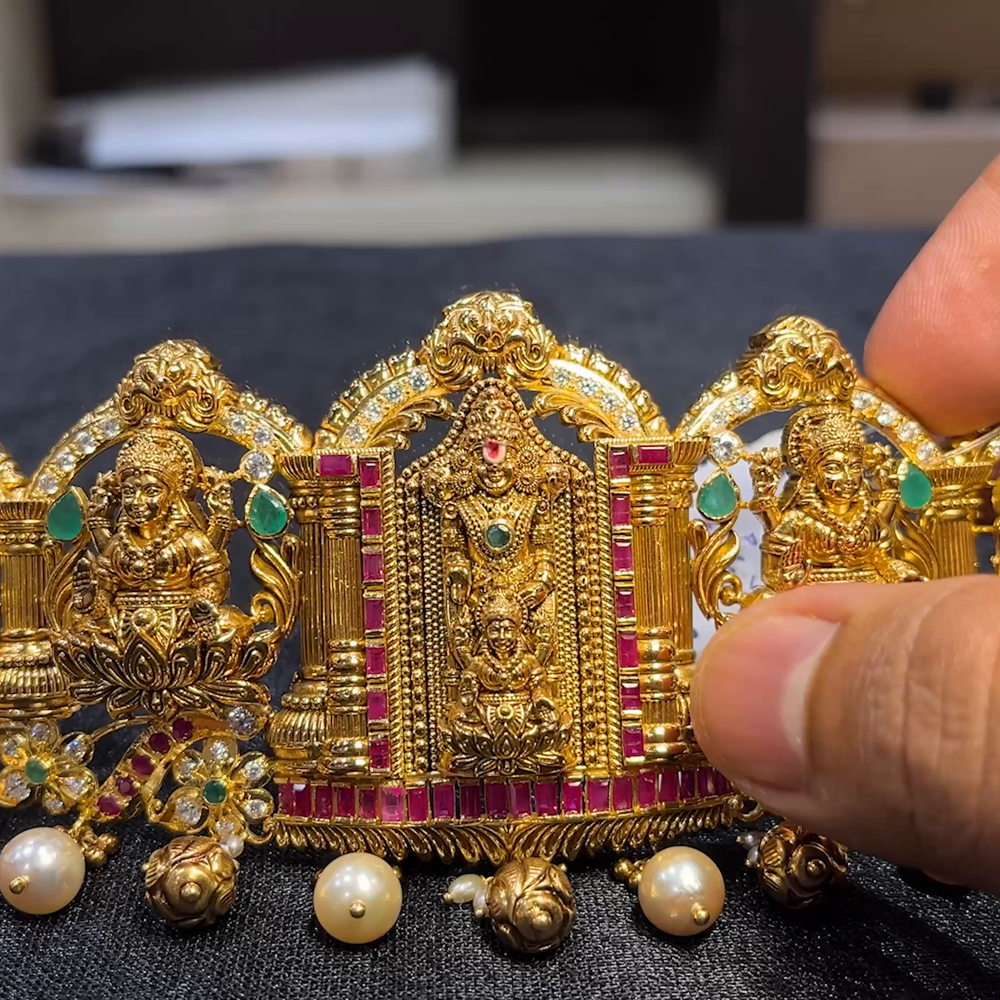 CHANDANA Brothers 125.88gms VADDANAM 22K Yellow Gold