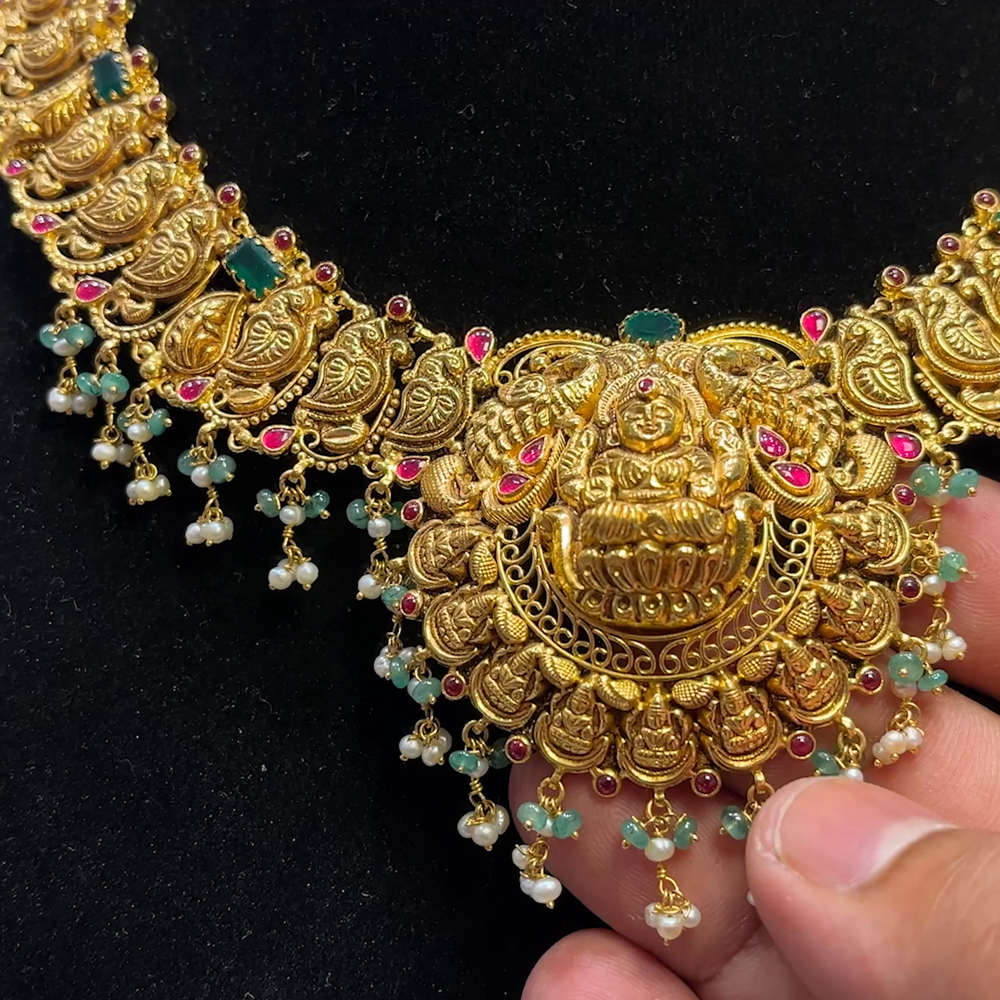 SOUTH INDIA 41.932gms NECKLACE 22K Yellow Gold