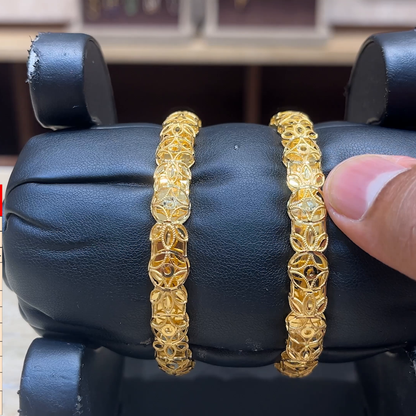 Chennai Shopping Mall 28.73gms BANGLES 22K Yellow Gold