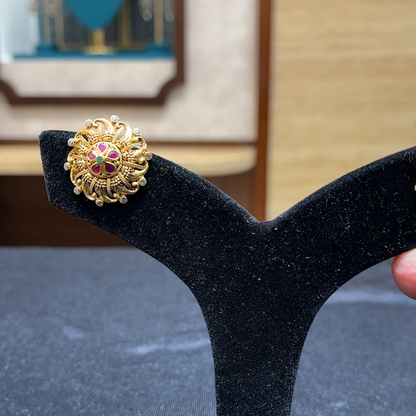 Chennai Shopping Mall 5.395gms EARRINGS 22K Yellow Gold