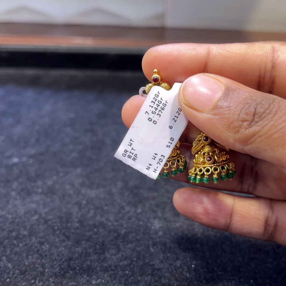 [make to order] 6.212gms EARRINGS 22K