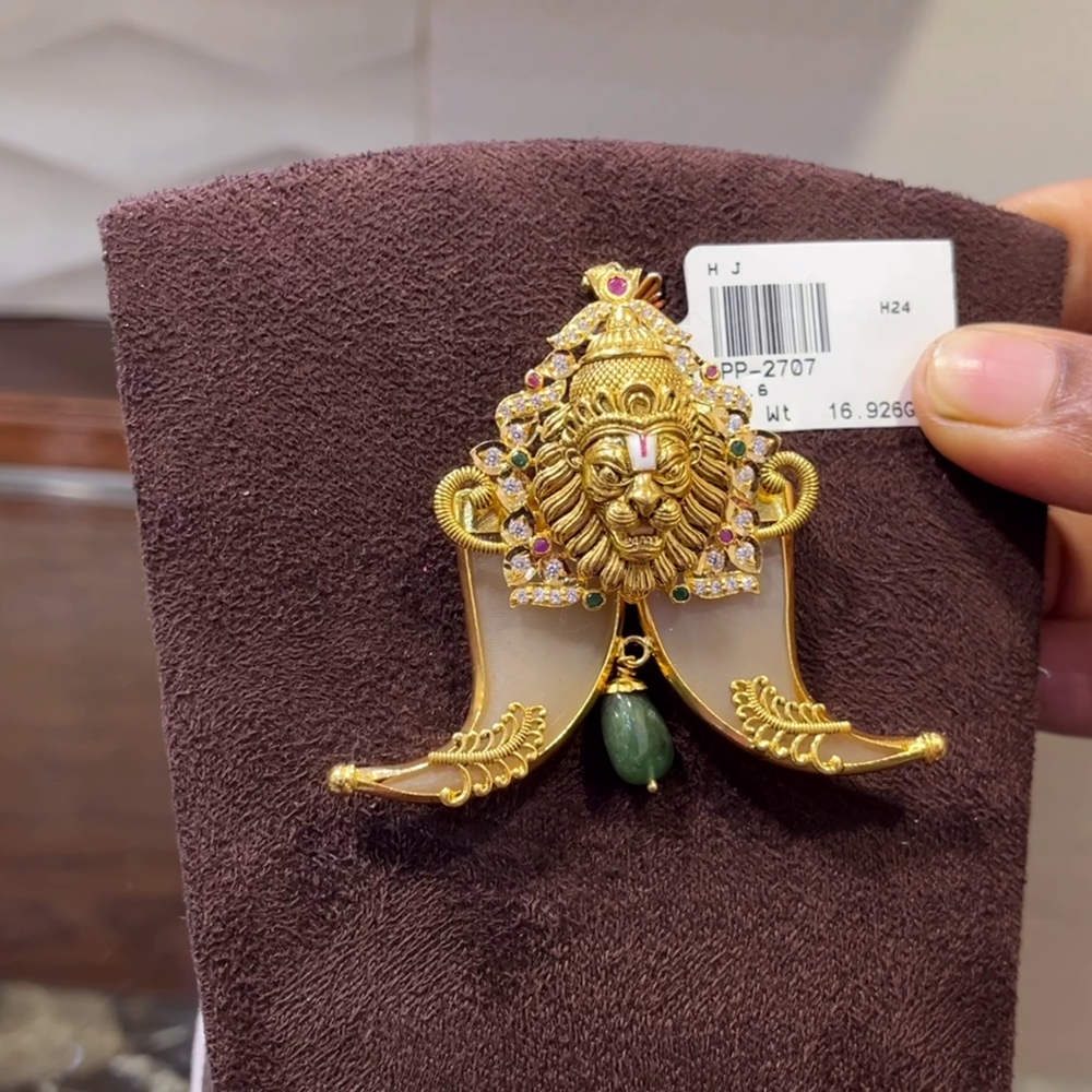 SRI RAM 16.926gms Pendent 22K Nakshi