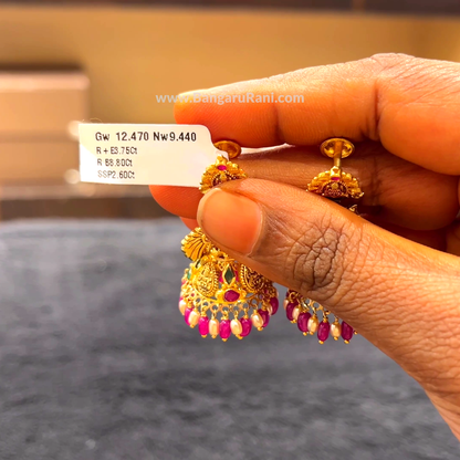 [make to order] 9.44gms EARRINGS 22K