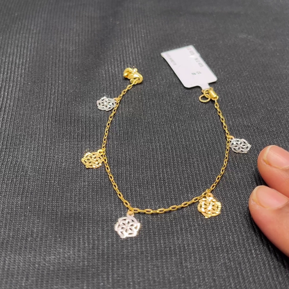 Anu Jewellers 2.435gms Bracelets 22K Yellow Gold