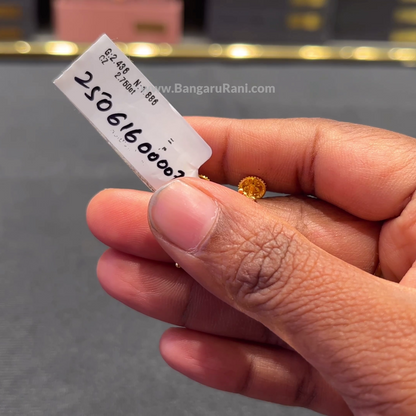 [make to order] 1.886gms EARRINGS 22K