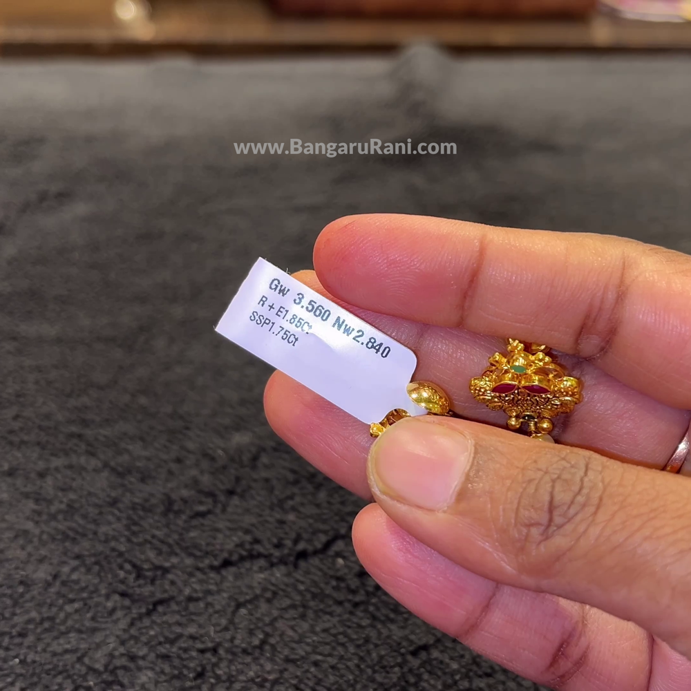 [make to order] 2.84gms EARRINGS 22K