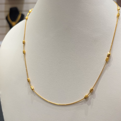RS BROTHERS 5.224gms CHAINS 22K Yellow Gold