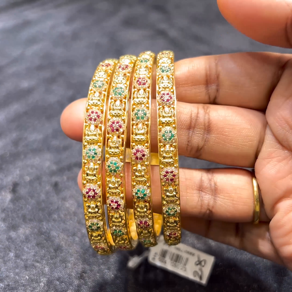 CMR 56.744gms BANGLES 22K Yellow Gold