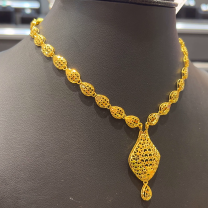 RS BROTHERS 9.498gms NECKLACE 22K Yellow Gold