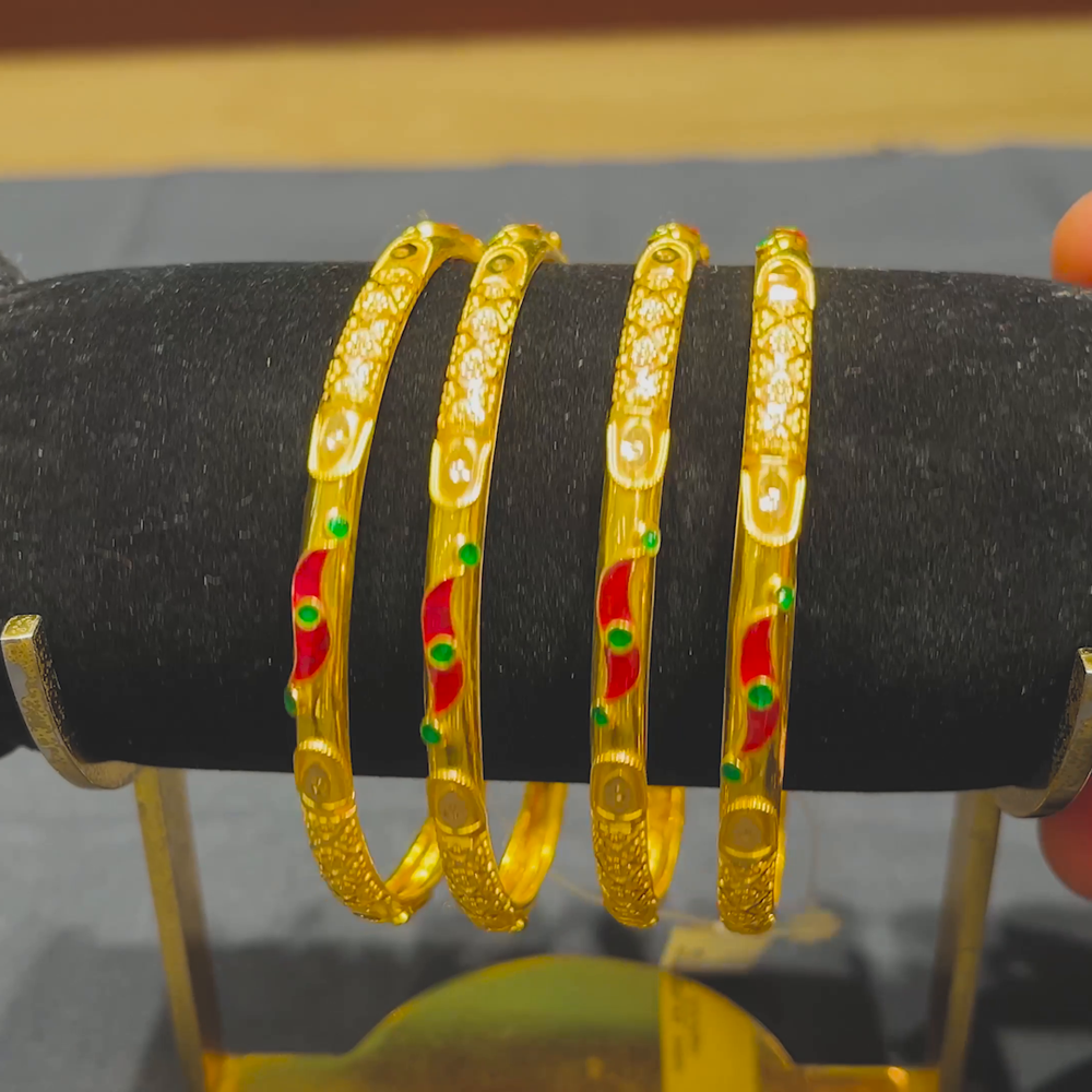 CMR 37.522gms BANGLES 22K Yellow Gold