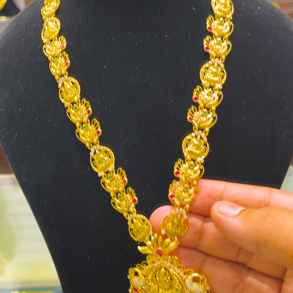 SOUTH INDIA 36.984gms HARAMS 22K Yellow Gold