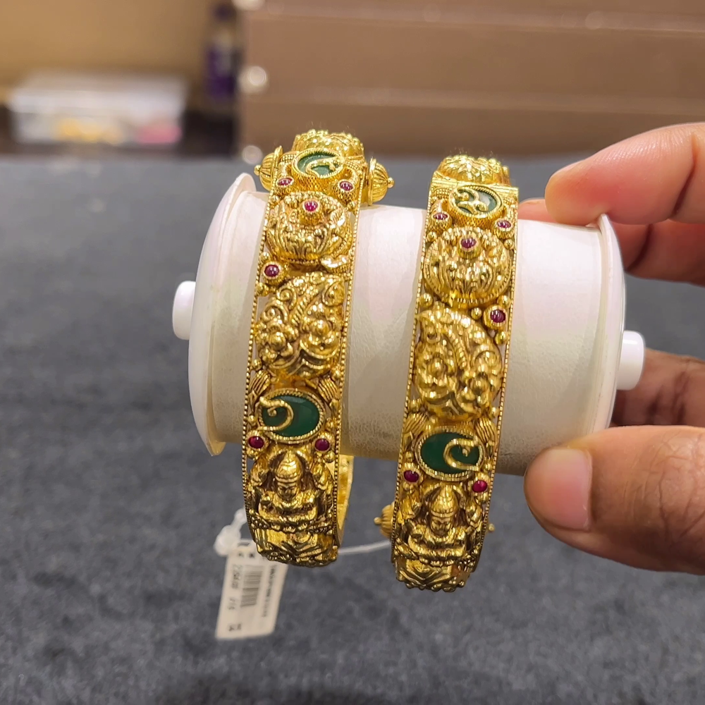 CHANDANA Brothers 42.81gms BANGLES 22K Yellow Gold