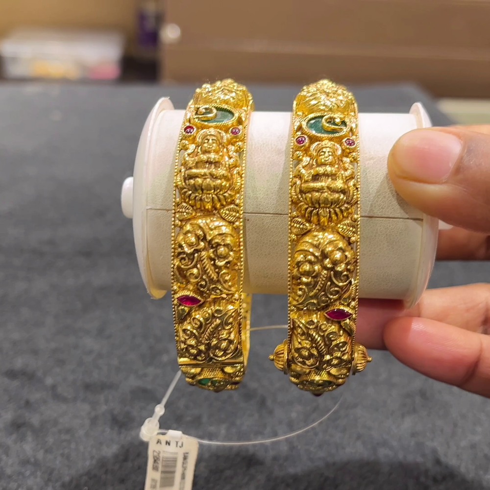 CHANDANA Brothers 42.81gms BANGLES 22K Yellow Gold