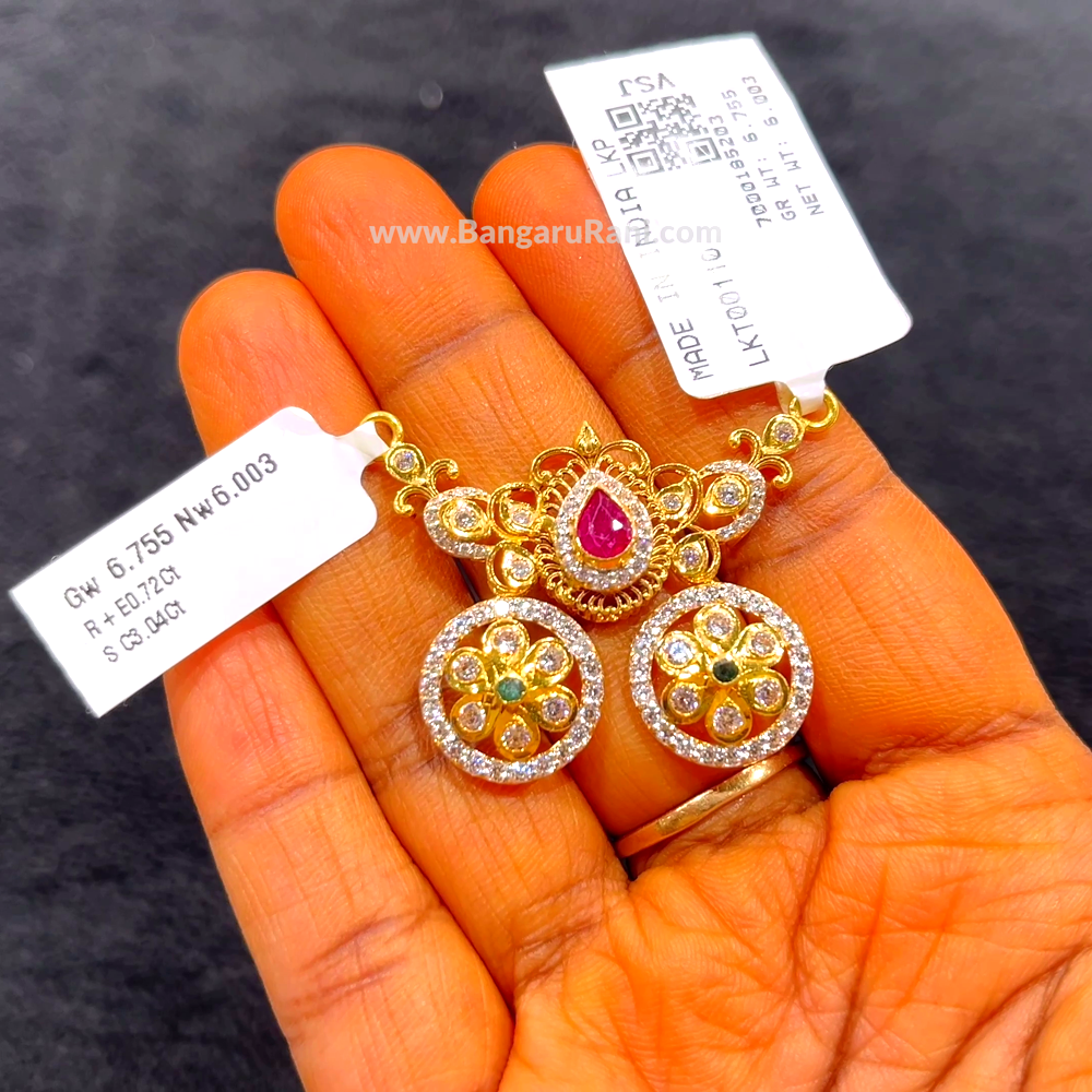 CHANDANA Brothers 6.003gms Pendent 22K Yellow Gold