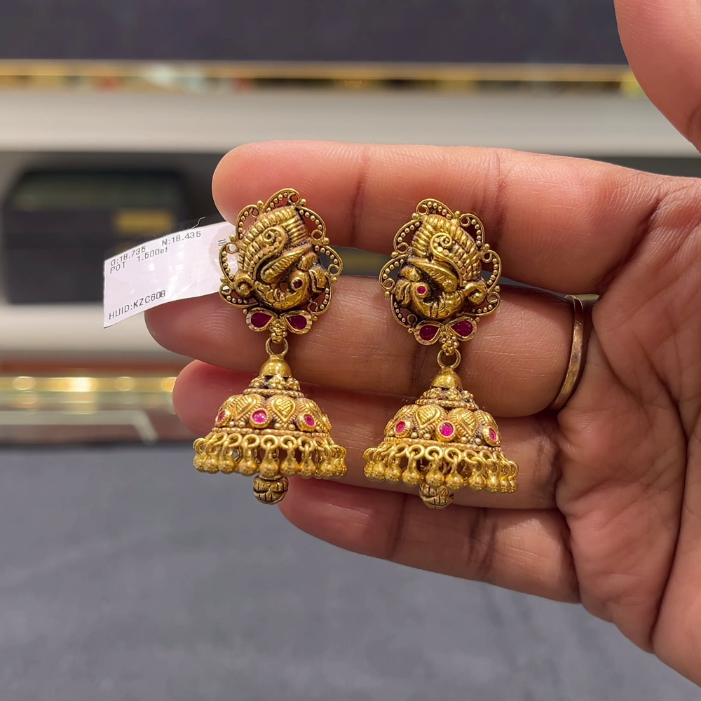 [make to order] 18.435gms EARRINGS 22K