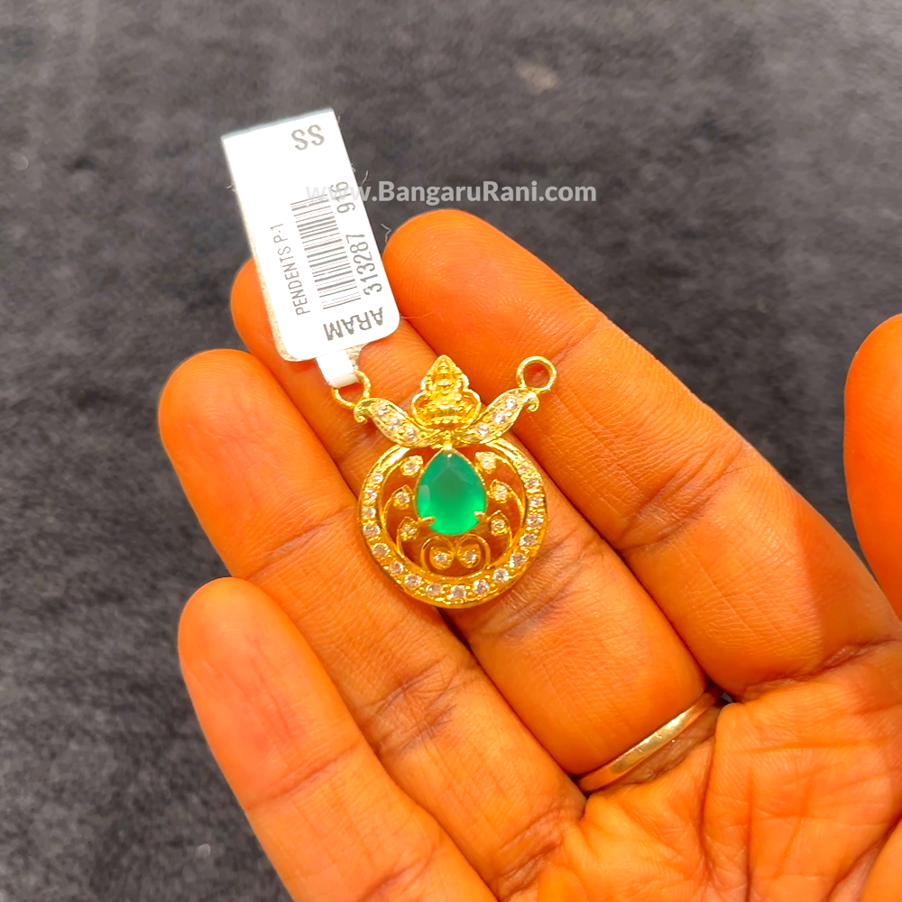 CHANDANA Brothers 3.77gms Pendent 22K Yellow Gold