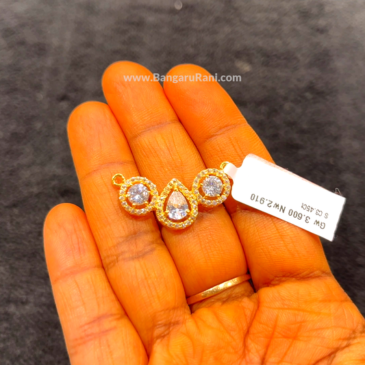 CHANDANA Brothers 2.91gms Pendent 22K Yellow Gold